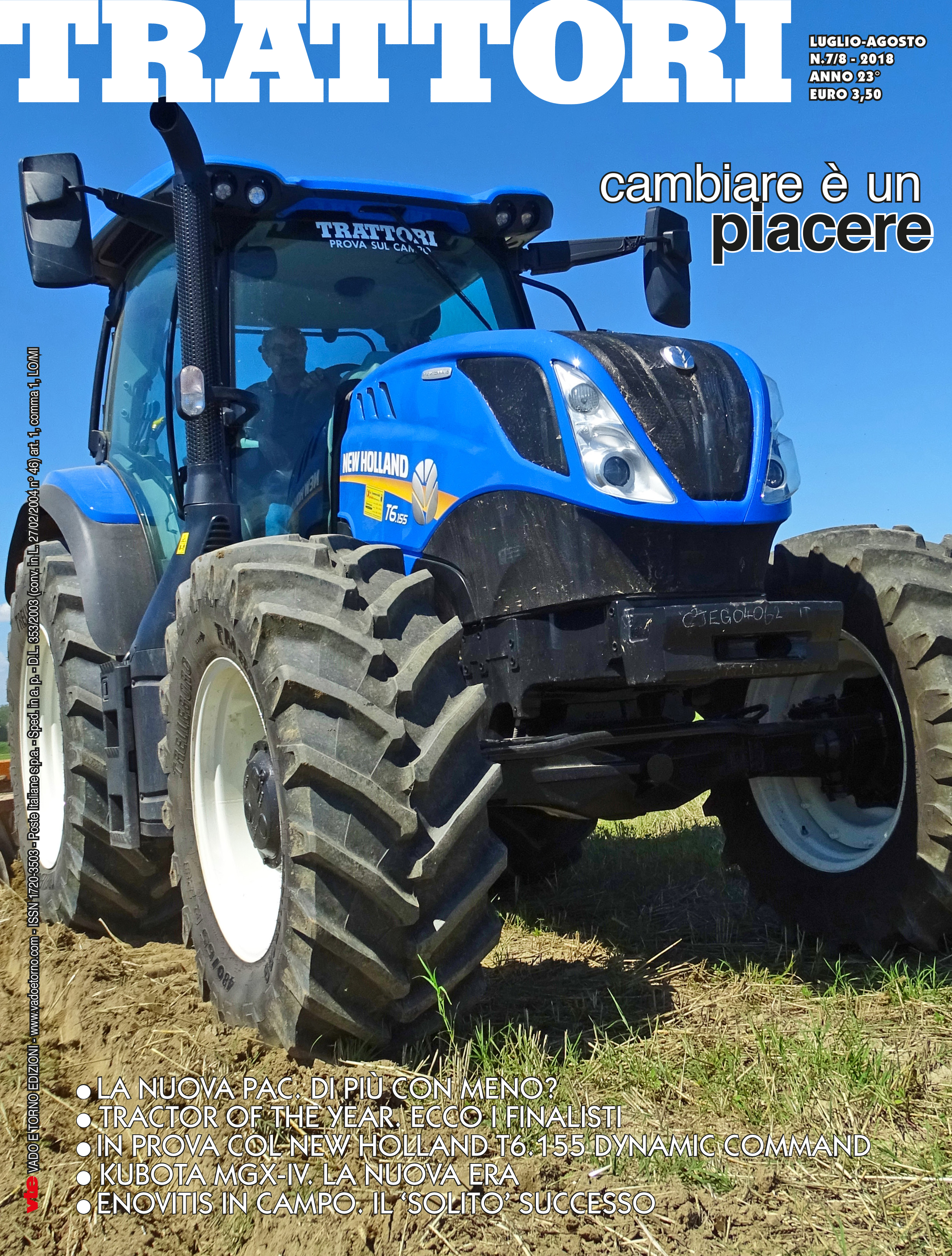 trattori cover rivista