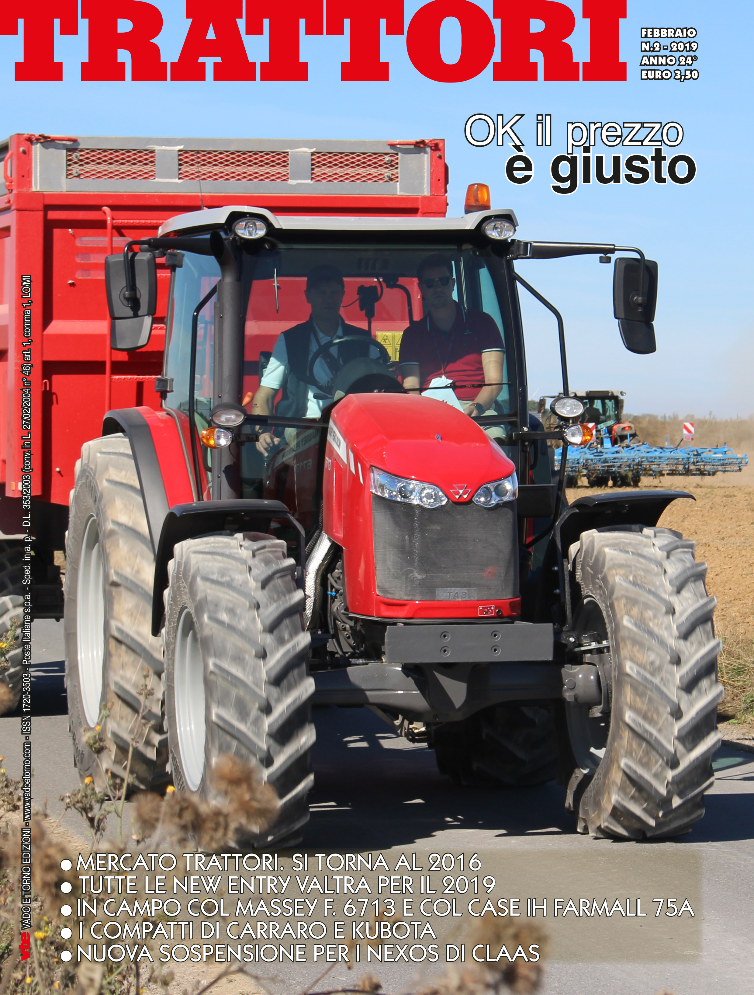 trattori cover rivista